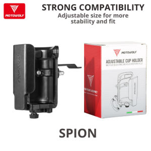 Motowolf Tempat Botol Minum Motor Spion Stang Adjustable Multifungsi