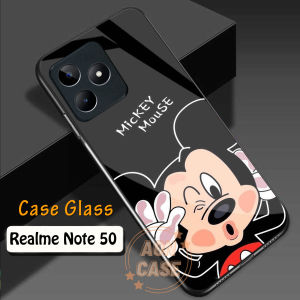 Softcase Glass Case REALME NOTE 50 - Casing Hp - Case Hp Terbaru (A02) - COD