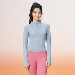 WiZi Jaket Lengan Panjang Untuk Olahraga Yoga Wanita Airy Jaket Anti UV UPF50+ (MT01)