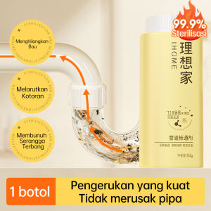 Bisa COD Stok Siap IHOME Produk Baru Rumah Toilet Bak Mandi Wastafel Pembersih Serbaguna Agen Sterilisasi 99.9% Pengeruk Pipa Daya Larut Kuat Lalat Kecil Saluran Pembuangan Dapur Noda Minyak Toilet Penyumbatan Cleaning Septik Cleaner Penghilang Bau