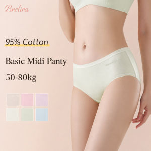 Womens Cotton Underwear Mid Waist Plus Size Seamless Panties/7A Antibacterial/Breathable Comfort/Fully Cotton Crotch/Girls Daily Wear/Large Triangle Briefs