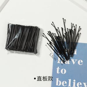 【iMall】100pcs Black Steel Bob Hair Pin Clip Bobby Pins Jepit Klip Rambut Hitam Women Hair Styling Accessories 黑色发夹一字夹
