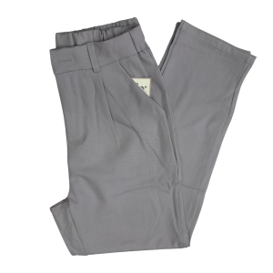 Willing PP Womens High Waist Straight Cut Trousers - Semi-Stretch Cotton Blend No Back Pockets Minimalist Everyday Wear 25-31 | HM250