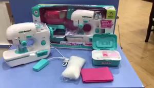 2023 Mesin Jahit Elektrik Kanak-Kanak Perempuan Peralatan Rumah Kecil Set Guojiajia Kanak-Kanak Mainan Tangan Mencerdaskan Otak Gadis