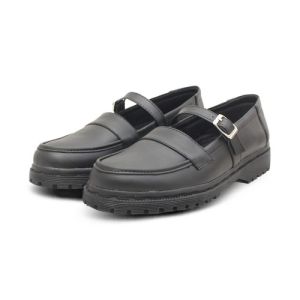 Braga- Sepatu Docmart Wanita Sepatu Loafers Cewe Casual Kantor Kerja- Azumi Series Bahan Kulit Sintetis