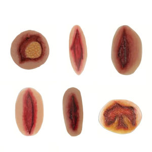 Sheet Cuts & Lacerations Moulage Scars Fake Scar Terror Wound Scary Blood Simulated Simulated Combat Injuries FX Mass Casualty