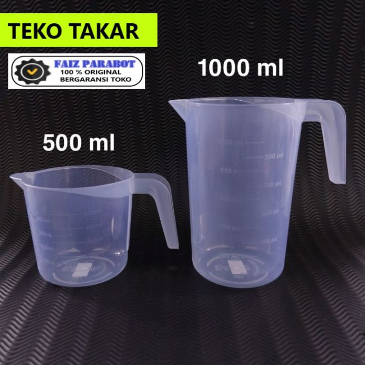 Gelas Takaran 1000 mili/ Gelas Takar 500 ml / Gelas Ukur / Gelas