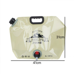 Camping Portable Water Storage Bag 8L Storage Carrier Outdoor Large Capacity Accessory Travel Hiking Road Trip Travel