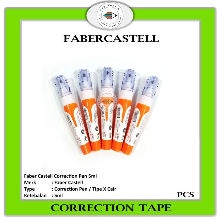 FABER CASTELL Tipe X / Correction Pen 5ML Pcs Lazada Indonesia