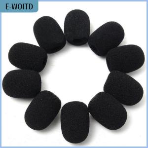 【E-WOITD】 5PCS Mic Microphone Windscreen Soft Foam Pad Mic Cover Holder Sponge Skin