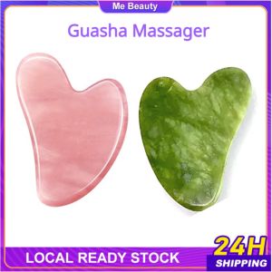 Rose Quartz Jade Gua Sha: A Natural Facial Tool for Reducing Puffiness