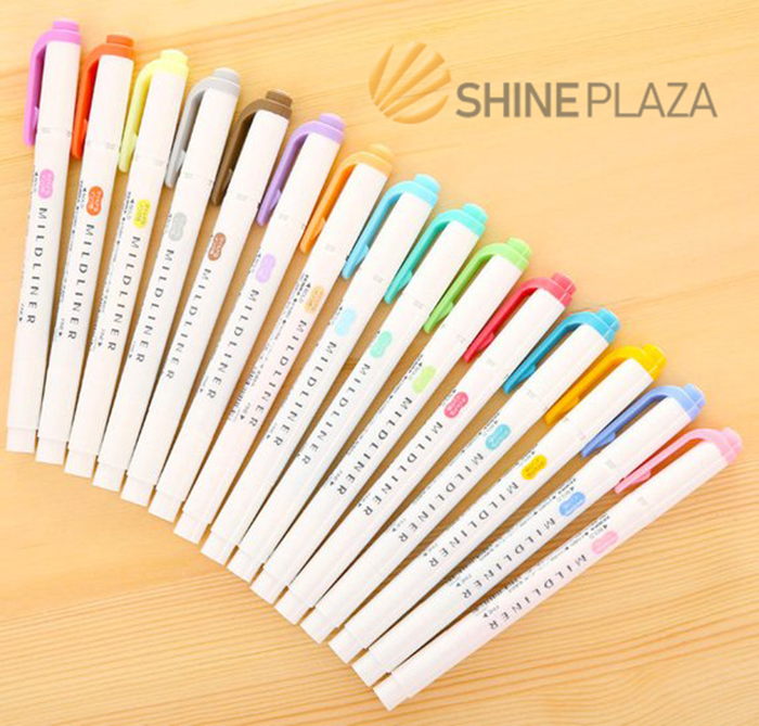 Mildliner Zebra Double-Sided Pastel Highlighter Highlighter Warna