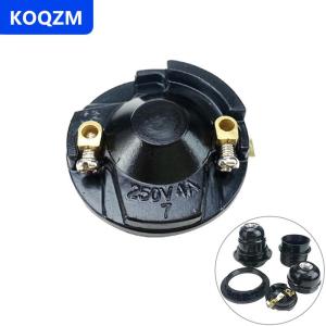 [COD] KOQZM Bóng đèn E27 vít phong cách thời kỳ màu Đen Ổ cắm Mặt dây chuyền mới