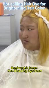 Hazelnut Ash Brown Non-bleaching dye cream