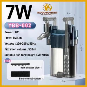 YEE Aquarium Hanging Filter With Skimmer YBB-001{5W} / YBB-002{7} (READY STOCK)