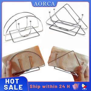 Stainless Steel Paper Towel Holder Square Tissue Holder Hotel Restaurant Countertop Square Towel Kitchen Tool