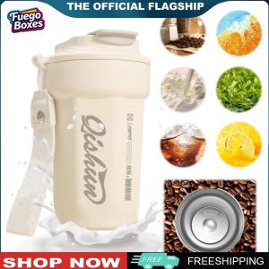 [Fuego Boxes] 450ml Portable Water Cup Stainless Steel Thermal Coffee Mug Vacuum Water Bottle Sports Water Bottle for Outdoor Sports