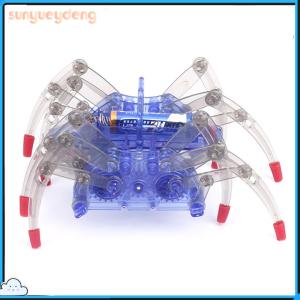 [Hàng Mới Về] Bộ Robot tự chế đồ chơi trẻ em robot nhện với đồ chơi nhện điện tử 8 chân di chuyển và bò quà tặng bé trai và bé gái