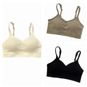 HUIHEYU Shockproof Seamless Bra Anti-sagging Underwear Wireless Push Up Bra Lingerie Vest Top Bralette for Women Ladies