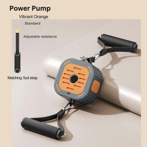 J C Health Fitness Pump: Portable Door Gym (2-17KG Adjustable Resistance)  All-in-One Full Body Home & Travel Workout System