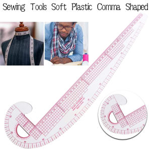 Sewing Tools Soft Plastic Comma Shaped Curve Ruler Styling Design Ruler French C Well burang
