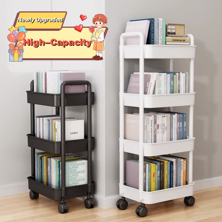 Multi Layer Trolley Cart Organizer Storage Rack Stroller storage Shelf