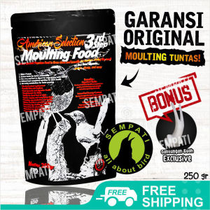 SEMPATI FREE GANTUNGAN BUAH SEMPATI Moulting Ams 3 Step Moulting Food 3 Rd Step American Selection Pakan Voer Pur Burung Murai Batu Mabung Ngurak Makanan Murai Batu Moulting Food 3 Step GURAHBH1