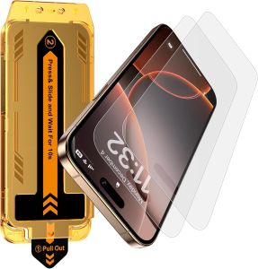 Esanik 2 Pack Matte Glass Screen Protector for iPhone 16 Pro Max [Auto-alignment auto-dust removal] Anti-Glare & Anti-FingerprintAnti-ReflectionBubble Free Smooth as Silk 9H Glass Screen Cover