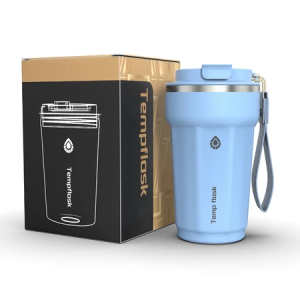 Tempflask 380ml/510ml Coffee Cup Stainless Steel Coffee Mug With Lid Vacuum Flask Hot And Cold Tumbler Suitable for offices As a Christmas gift