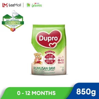 Dumex Dupro Step 1 Infant Milk Formula 0 - 12 months 850g