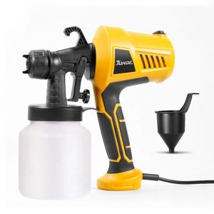 DARING ปลั๊กแอนด์เพลย์ปืนพ่นสีไฟฟ้า 800ML ความจุสูงปรับหมอกผนังแผง / เฟอร์นิเจอร์ / เหล็กเครื่องมือสเปรย์ที่มีประสิทธิภาพสูง