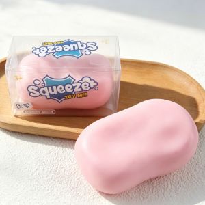 MAYNN Handmade Soap Ball Squishy Filled Soft Finger Relax Building Block Squishy Boys Girls Pinch Crunchy Fidget Toy Adult Kids