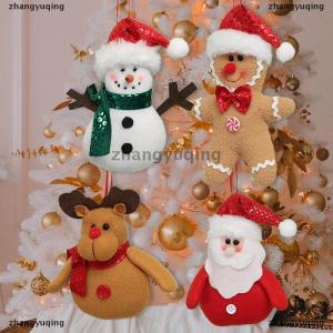 [COD] zhangyuqing Christmas Tree Ornaments Xmas Decorative Hanging Ornaments Santa Reindeer Snowman For Holiday Party Decor Kids Gifts