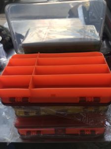 Hộp Đựng Đồ Câu Cá Hộp 2 Mặt Đựng Mồi Lure Nhái Giả Và Phụ Kiện Câu Cá Mini