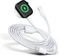 lifeegrn Upgraded Smart Watch Charger for Apple Watch Charger Charging Cable Compatible with iWatch Series SE/9/8/7/6/5/4/3/2/1 & Phone 14/13/12/11/Pro/Max. 