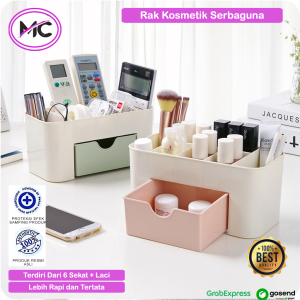 ak Kosmetik Tempat Penyimpanan Serbaguna Terdiri Dari 6 Sekat Laci Meja Rias Simpel Minimalis Kotak Perhiasan Aksesoris Ter Murah