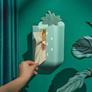 Lovely Tissue Case Box Waterproof Toilet Paper Holder Kitchen Napkin Paper Cylinder Suction Storage Shelf Wall Mounted Rack New