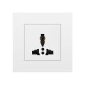 VISWE wall socket 3 pin socket 13amp wall socket 250V,86*86mm plastic panel. 