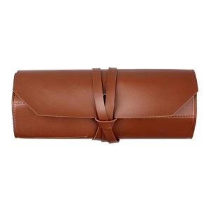 Tool Roll Heavy Duty PU Small Tool Bag Tool Pouch for Chisels Hammer Gouges Tool Camping Pocket Storage Bag