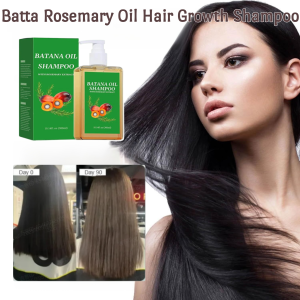 【Rapid Hair Growth In 7 Days!】Hair Growth Shampoo Batta Rosemary Oil Anti Hair Loss Oil Control Nourish Hair Fast Growth Shampoo