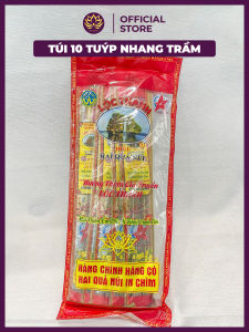 Nhang cuộn tàn 2 Quả Núi túi 10 tuýp nhang trầm nhỏ - Đồ Cúng Việt