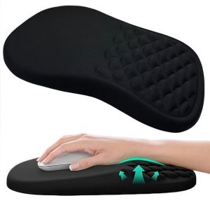 LITTLEX Thoải mái Tấm lót chuột có tựa tay Công thái học Không trượt Tựa tay văn phòng chơi game  Độ co giãn cao Đệm hỗ trợ cổ tay Dành cho máy tính xách tay PC