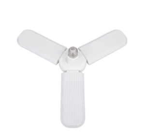 45W 6500K AC170-265V Foldable Fan Blade LED Light Bulb