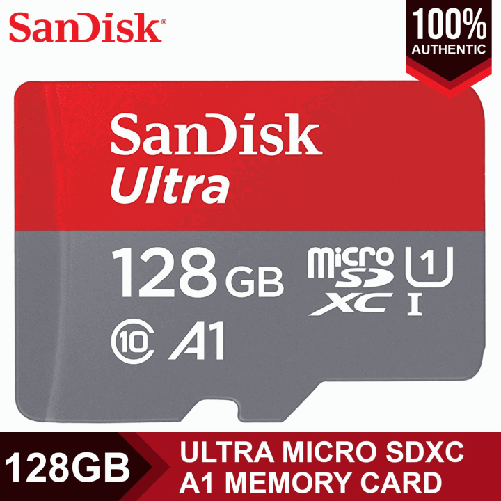 Sandisk Ultra 128GB micro SDXC UHS-1 Card A1 U1 C10