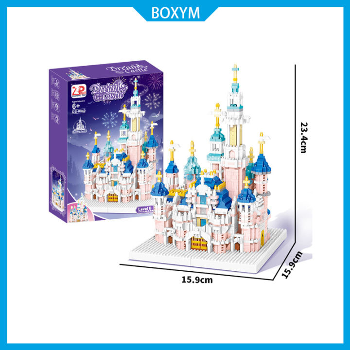 Istana Princess Blok Bangunan Dream Castle 3D Puzzle Nano