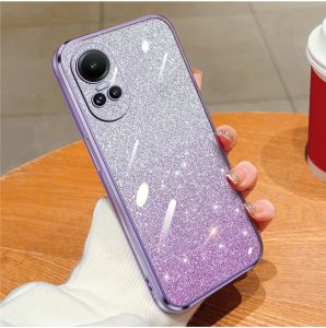 Soft Case OPPO RENO 10 10 Pro Luxury Gliter TPU Premium Silicon Plating Clear