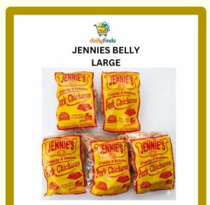 JENNIES BELLY LARGE Pork Chicharon Crispy & Delicious Snack Pack BUNDLE OF 5PCS
