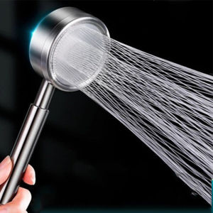 Handheld Shower Head Stainless Steel Fall resistant Wall Mounted High Pressure Water Saving Rainfall Shower for Bathroom Set