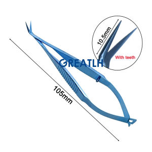 GREATLH Ophthalmic IOL Cutting Scissors Cutter IOL Cutter Titanium Alloy/stainless Steel Ophthalmic Surgical Instrument