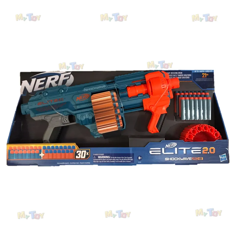 Nerf Elite Shockwave RD-15 Blaster Lazada Lazada